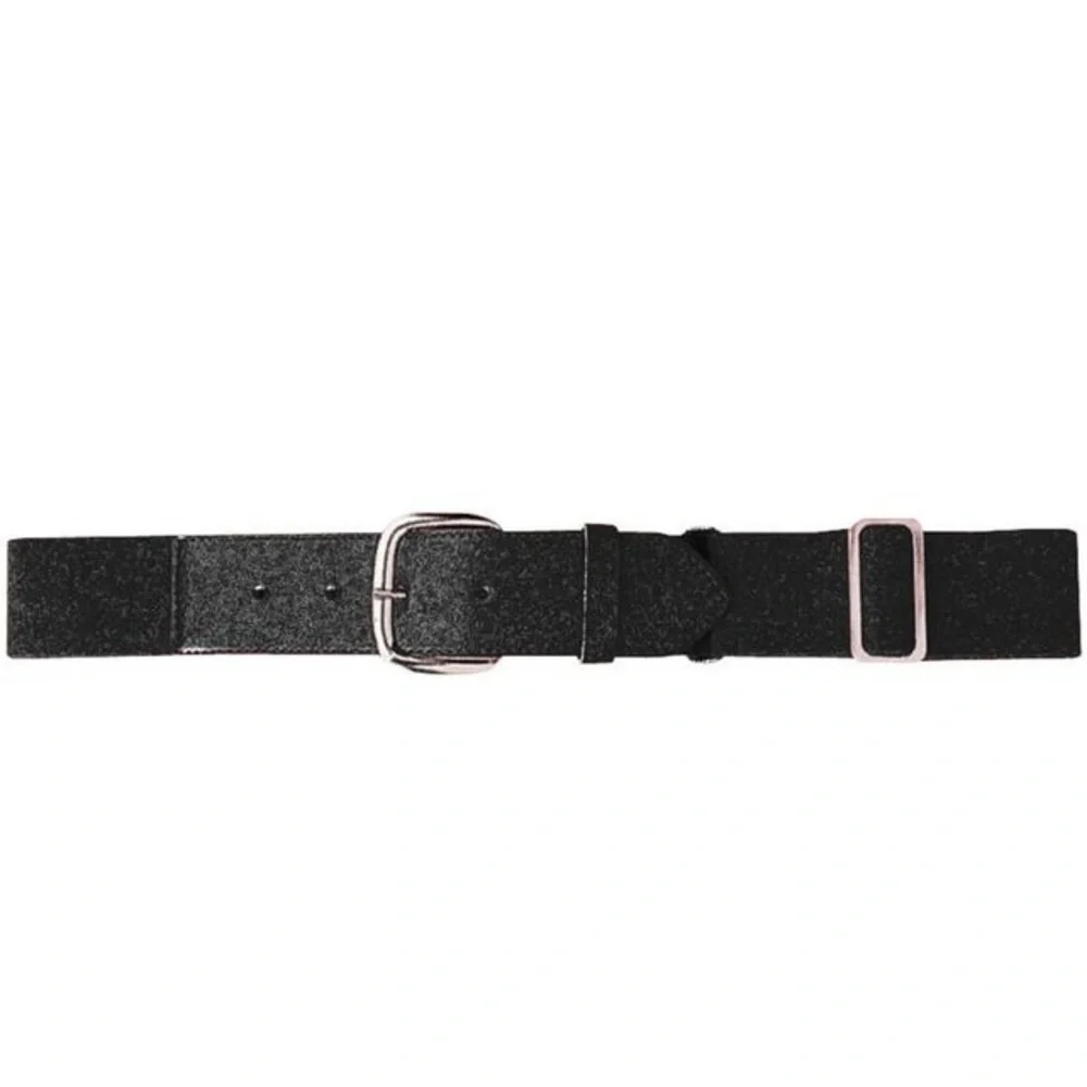 AUGUSTA SPORTSWEAR Black Baseball Belt Adjustable Elastic Softball Youth OS NWOT